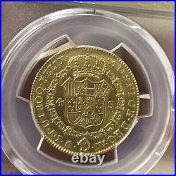 Superb details 1786 4 Escudos gold Coin Spain NGC