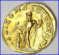 Tetricus I Gold AV Aureus Roman Coin 271-274 AD NGC Authentic (Repaired)