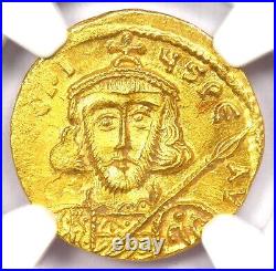 Tiberius III Apsimar AV Solidus Gold Coin 698-705 AD Certified NGC MS (UNC)