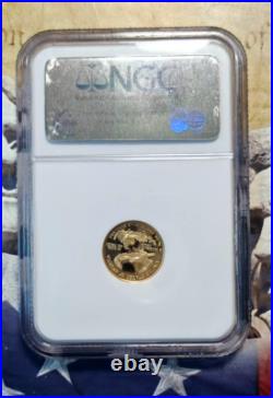 Top PoP 2007 W Gold American Eagle $5 NGC PF70 Ulta Cameo Brown Label 1/10Gold