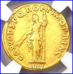 Trajan AV Aureus Gold Roman Coin 98-117 AD Certified NGC VF Rare