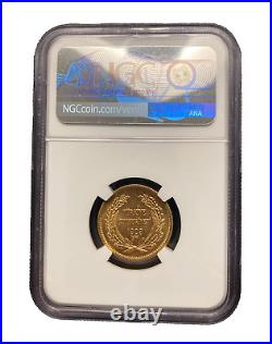 Turkey 1923/67 Gold 100 Kurush NGC MS63