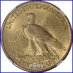 US Gold $10 Indian Head Eagle NGC MS62 Random Date