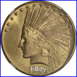 US Gold $10 Indian Head Eagle NGC MS63 Random Date
