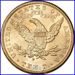 US Gold $10 Liberty Head Eagle NGC MS63 Random Date and Label