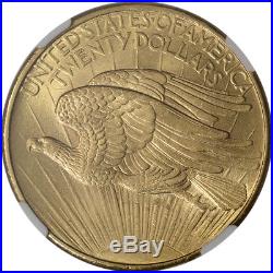 US Gold $20 Saint-Gaudens Double Eagle NGC MS64 1908 No Motto