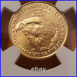 U. S. Mint 2026 American Eagle $5 Gold 1/10 oz NGC MS69 Red Book 8699437-053