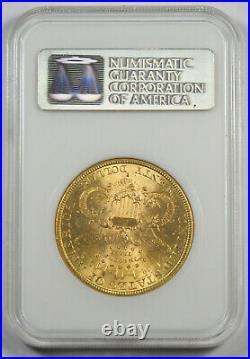 United States 1892 S $20 Liberty Head Gold Coin NGC MS60 UNC/BU Old Fatty Holder