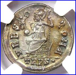 Valens Silver AR Siliqua Roman Coin 364-378 AD Certified NGC AU 5/5 Strike