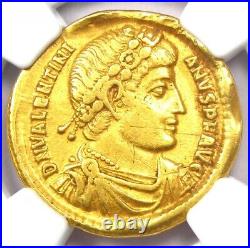 Valentinian I Gold AV Solidus Gold Roman Coin 364-375 AD NGC Choice VF