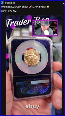 Whatnot 2025 TraderBea Bert Sample 1/4oz Gold Eagle Only 7 in the world RARE